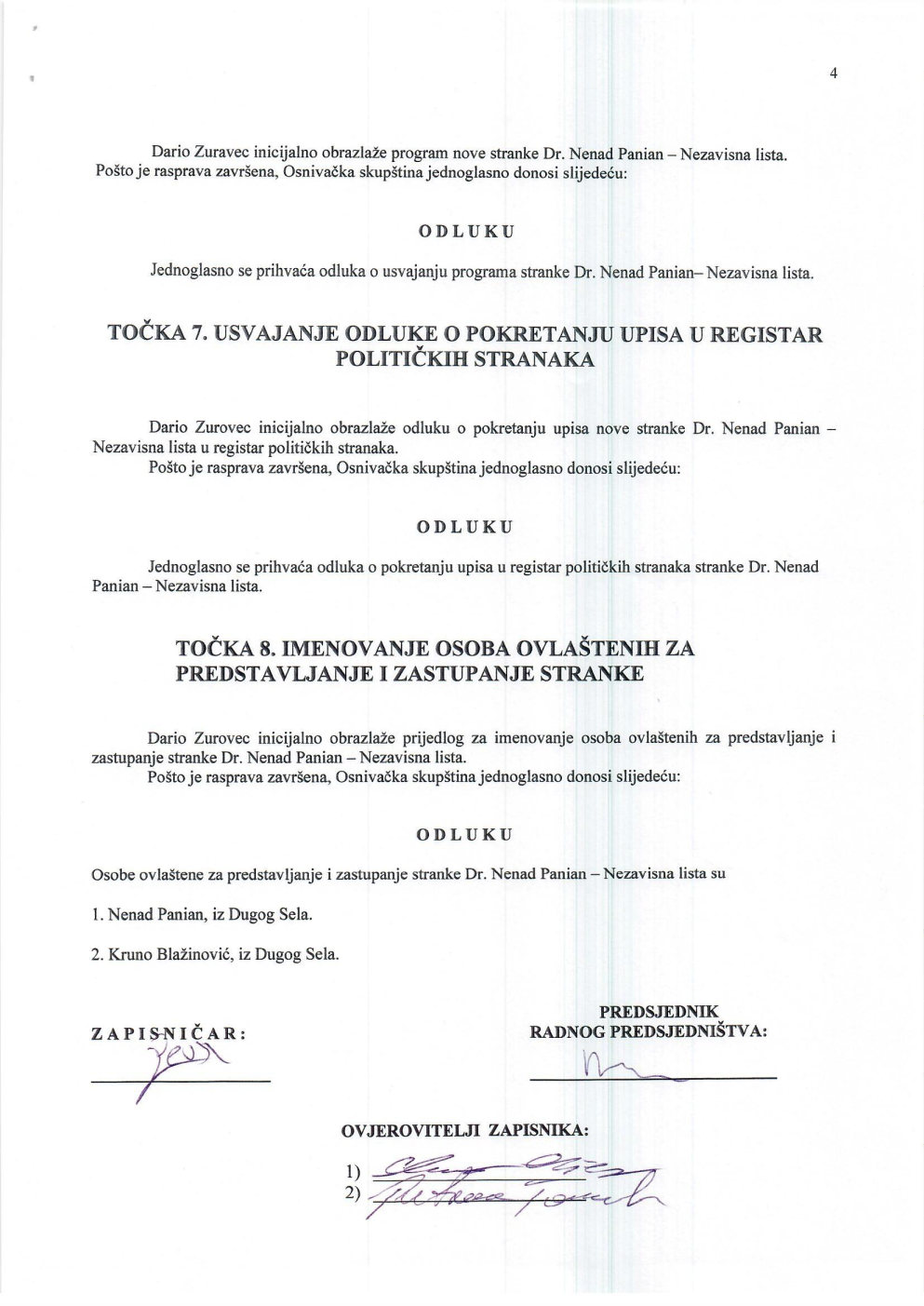 Zapisnik s osnivačke skupštine_Page4